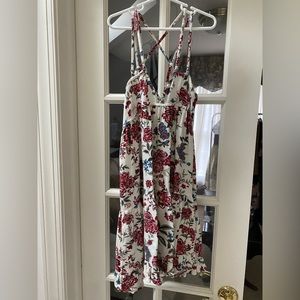 Strappy, flowy mini dress perfect for summer!